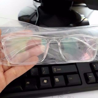 [Hot] Kính gọng Trong suốt nhựa dẻo - gọng vuông Psh