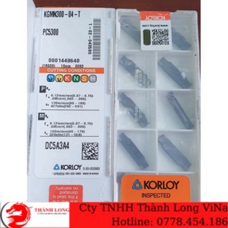 Mũi dao hợp kim KGMN300-04-T PC5300 , zalo đặt hàng 0778454186