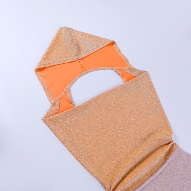 Đầm Sát Nách Cổ Chữ V Có Mũ Trùm Khoét Sâu Gợi Cảm L0729