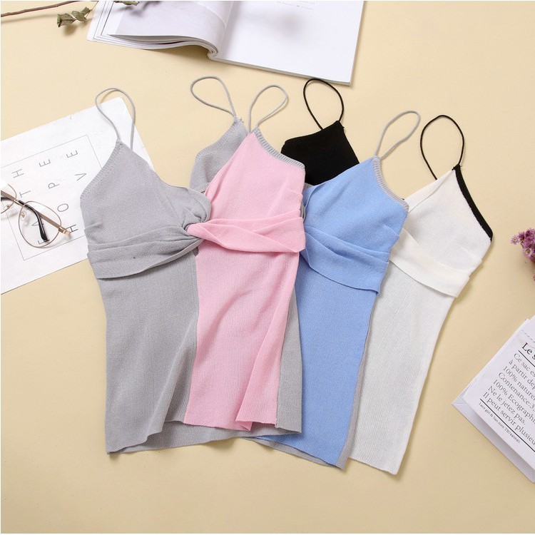 Áo Tank Top thiết kế cổ chữ V quyến rũ