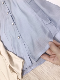 Sơ mi voan đũi cổ ren