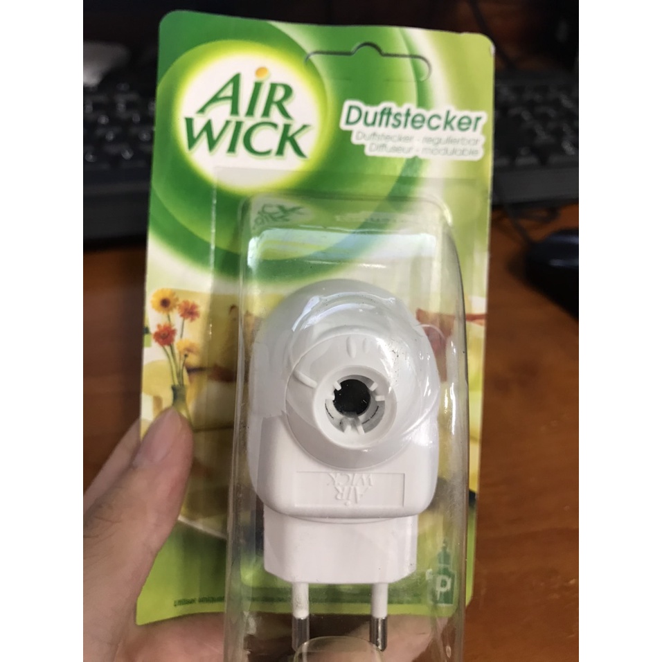 Máy khuếch tán, ổ cắm tinh dầu thơm phòng airwick,máy lẻ, 5 mức điều chỉnh, điện áp 220V, hàng nội địa Đức