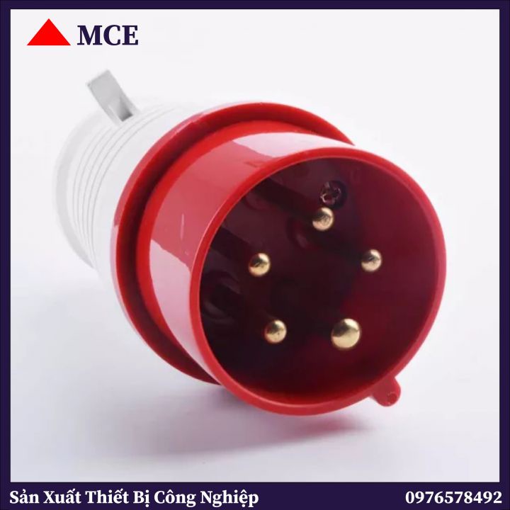 Phích Cắm ổ cắm Công Nghiệp 3 Pha 16A ---32A 4 chấu 32A 5 Chấu
