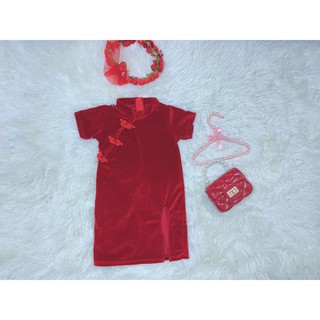 Đầm sườn sám cho bé