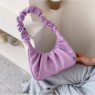 Túi Kẹp Nách Nữ Dịu Dàng Nhún Xếp Ly Thời Trang Hàn Quốc Thanh Lịch - Có Hình Thật - Túi Xách Mice