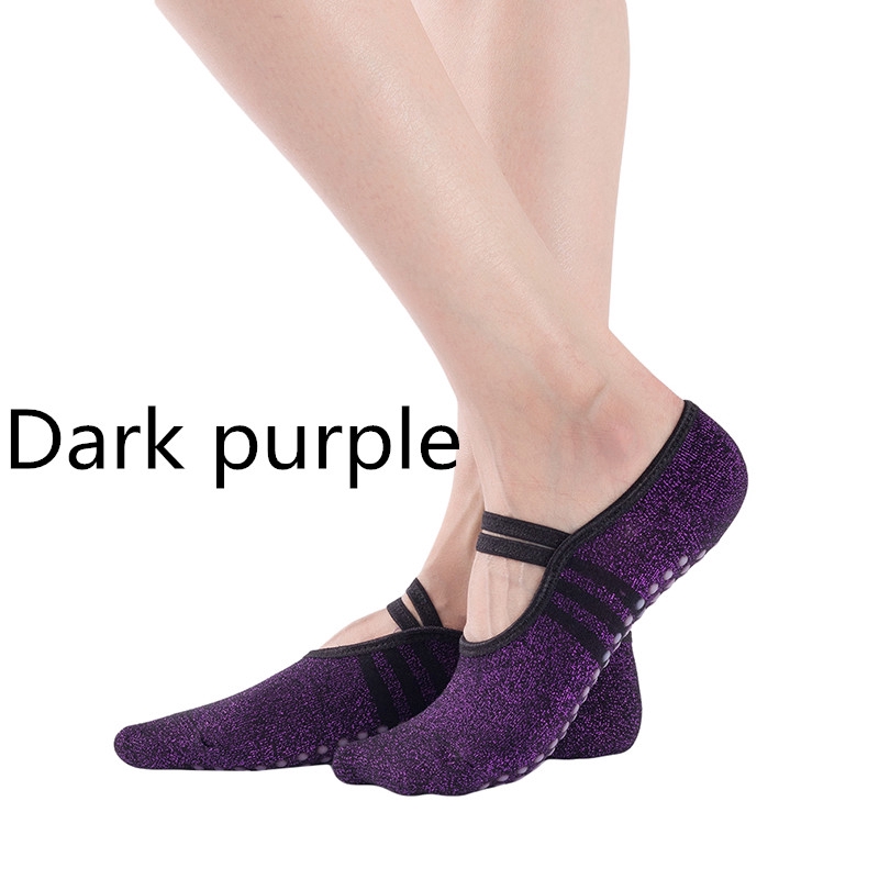 Vớ cotton tập Yoga chống trượt