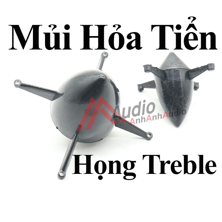 Mủi Hỏa Tiển họng treble 450 và 750 , Giá 02 cái