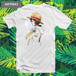 Áo thun anime #luffy#once piece