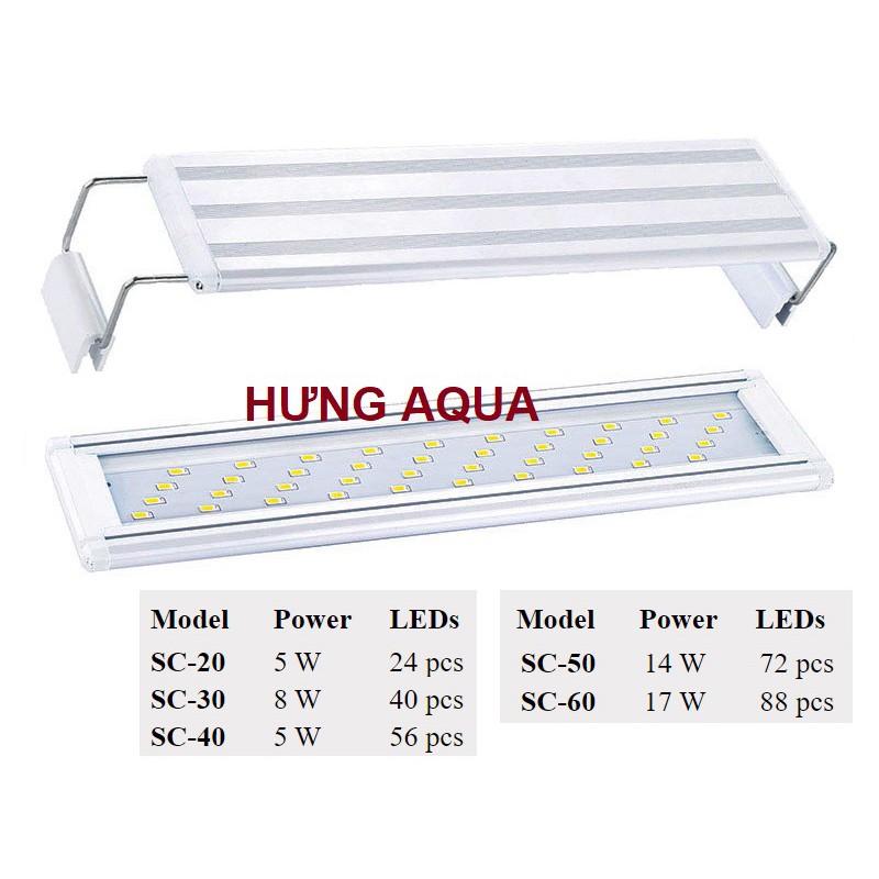 Đèn Thủy sinh - đèn LED siêu sáng bể cá, led siêu sáng cho hồ cá thủy sinh Jeneca SC series