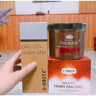 [Chính Hãng] Combo Gội Swhite - Ủ Tóc Nhân Sâm Đào Swhite  Chính Hãng