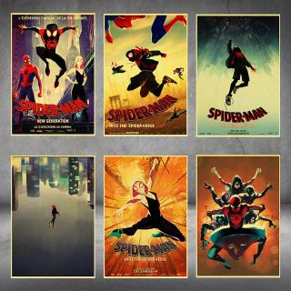 Mới Poster Phim Spider-Man: Into the Spider-Verse Phong Cách Retro