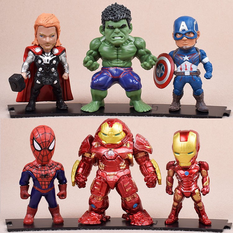 Mô hình siêu anh hùng AVENGERS - 6 nhân vật