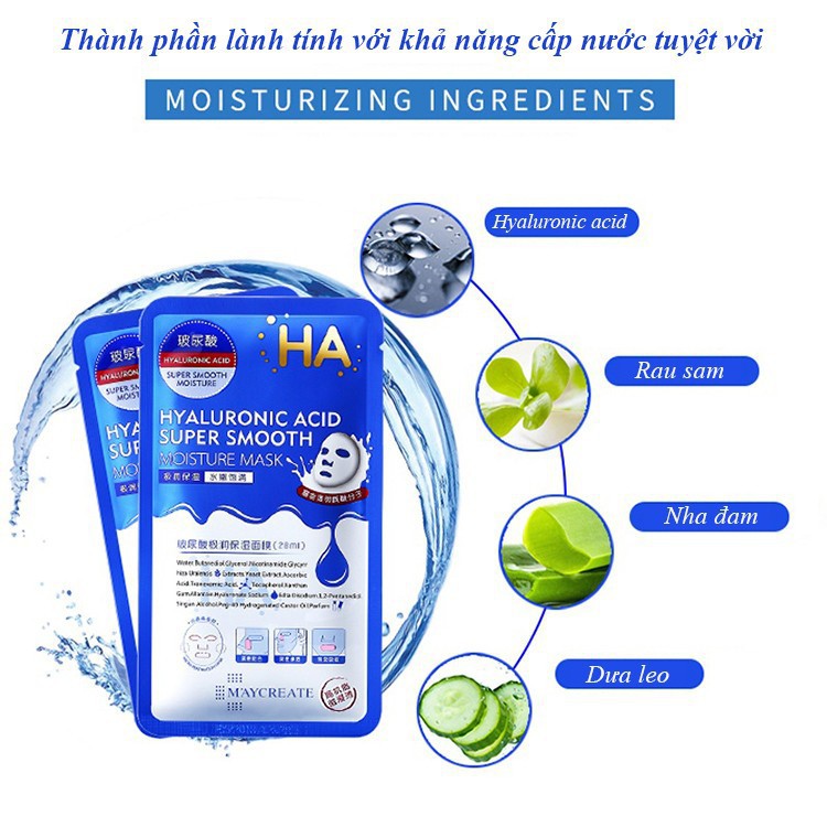 [XANH] MẶT NẠ HA CẤP NƯỚC HYALURONIC ACID - BỊCH | BigBuy360 - bigbuy360.vn
