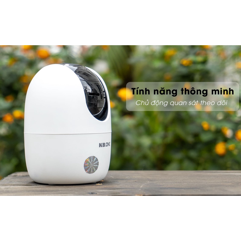 Camera IP Wifi KBONE KN-H21P 1080p xem, giám sát từ xa qua điện thoại, máy tính