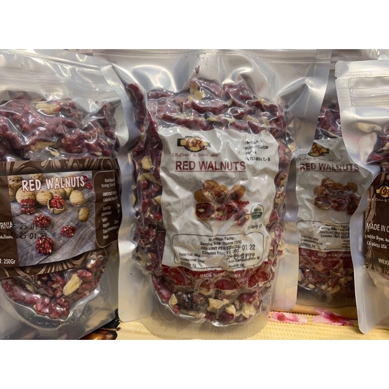 Hạt óc chó đỏ 500g