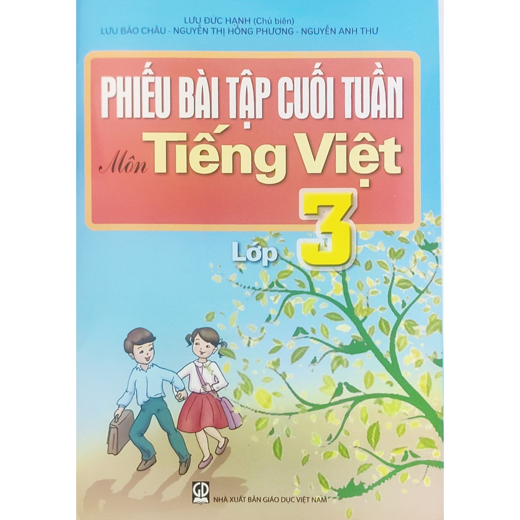 Sách - Phiếu bài tập cuối tuần Tiếng Việt lớp 3