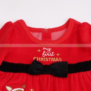 Bộ noel Rudolph bé gái