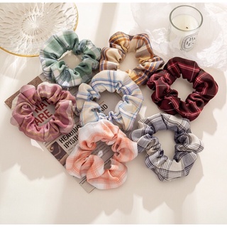 Cột tóc vải Scrunchies phong cách Hàn Quốc