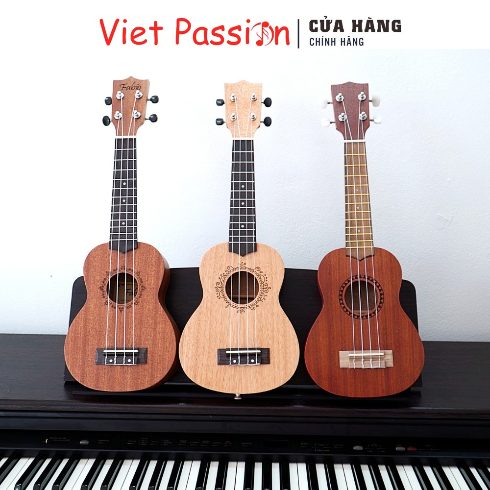 Đàn ukulele soprano 21 inch Viet Passion VPH1 gỗ xịn dành cho người mới bắt đầu guitar mini nhỏ gọn mang đi chơi