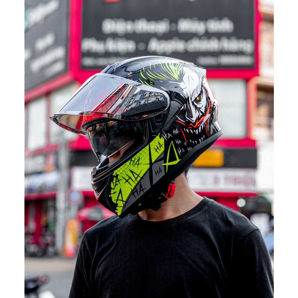 MŨ BẢO HIỂM FULLFACE YOHE 981 2 KÍNH HOT NEW 2019 - Tapu Shop