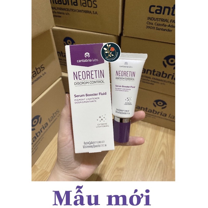 Serum giảm thâm nám Neoretin Discrom Control Skin Whitening Serum Booster Fluid 30ml