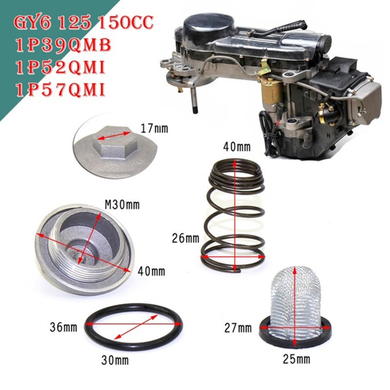 Phụ Kiện Lọc Dầu Gy6 50cc Sang 150cc 125 / 150 Cho Xe Tay Ga