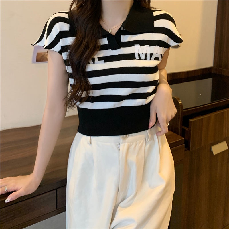 Áo Thun Polo Không Tay In Chữ Mới