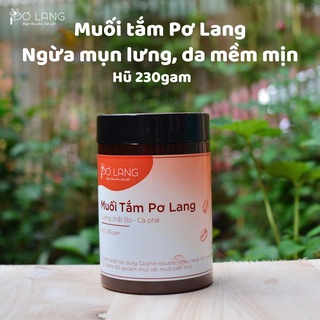 Muối tắm Pơ Lang 230gam tẩy tế bào chết giảm mụn lưng dưỡng da sáng mịn