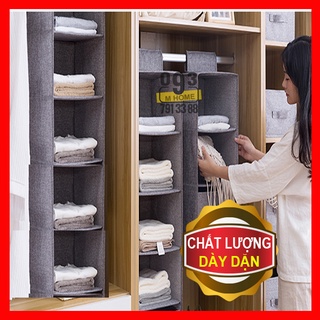 Túi Vải Đựng Quần Áo 5 Ngăn, Tủ vải treo đựng đồ
