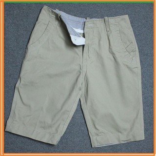 Quần ngố kaki Trung Niên màu ghi sáng hàng cao cấp