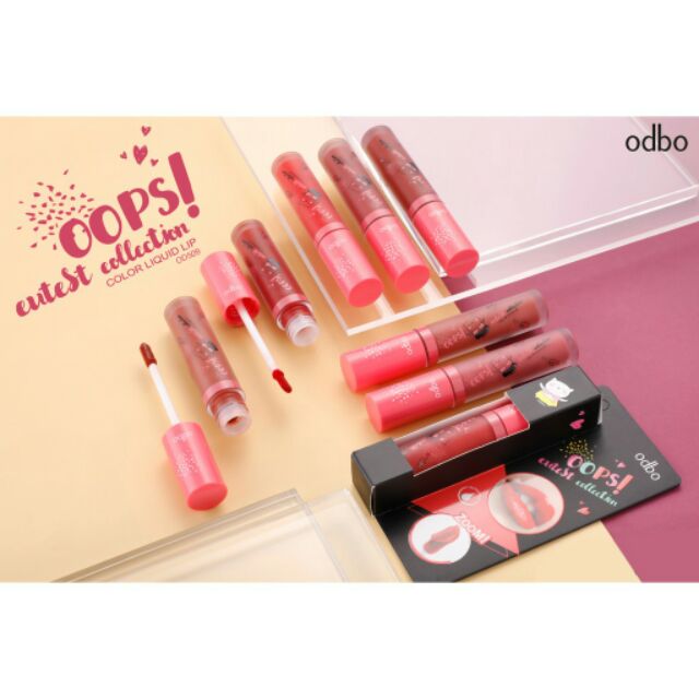 Son Kem Lì ODBO OOPS! Cutest Collection Color Liquid Lip