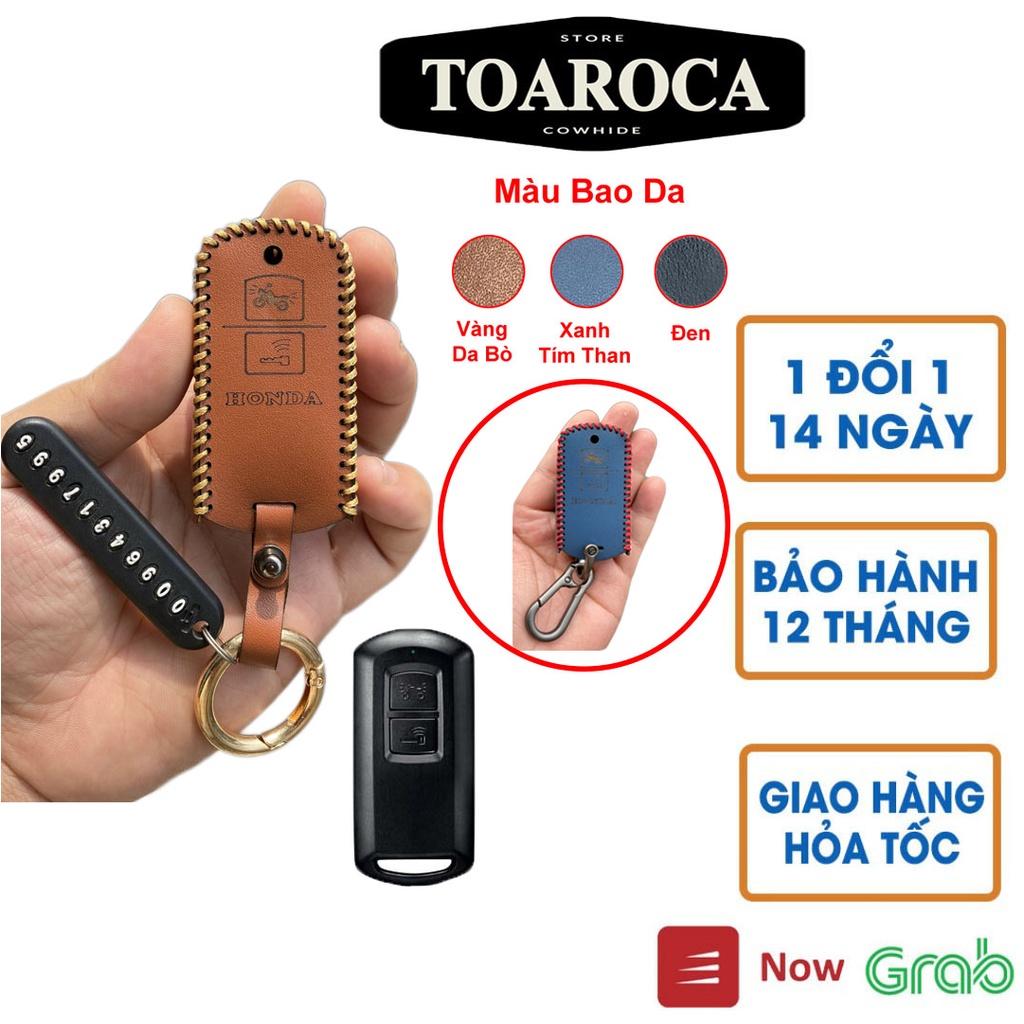 Bao Da Chìa Khóa  Smartkey Airblade 125-150,Scoopy 2022, Vario 150, Airblade 2020-21, Lead 2020-21,Vision 18-20 Toaroca