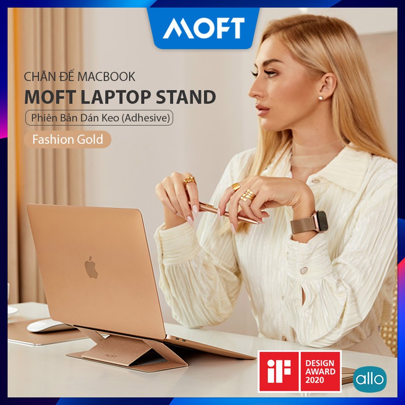 Chân Đế Laptop Macbook Siêu Mỏng, Giá Đỡ Máy Tính Siêu Nhẹ Moft Laptop Stand Fashion Color For Ladies