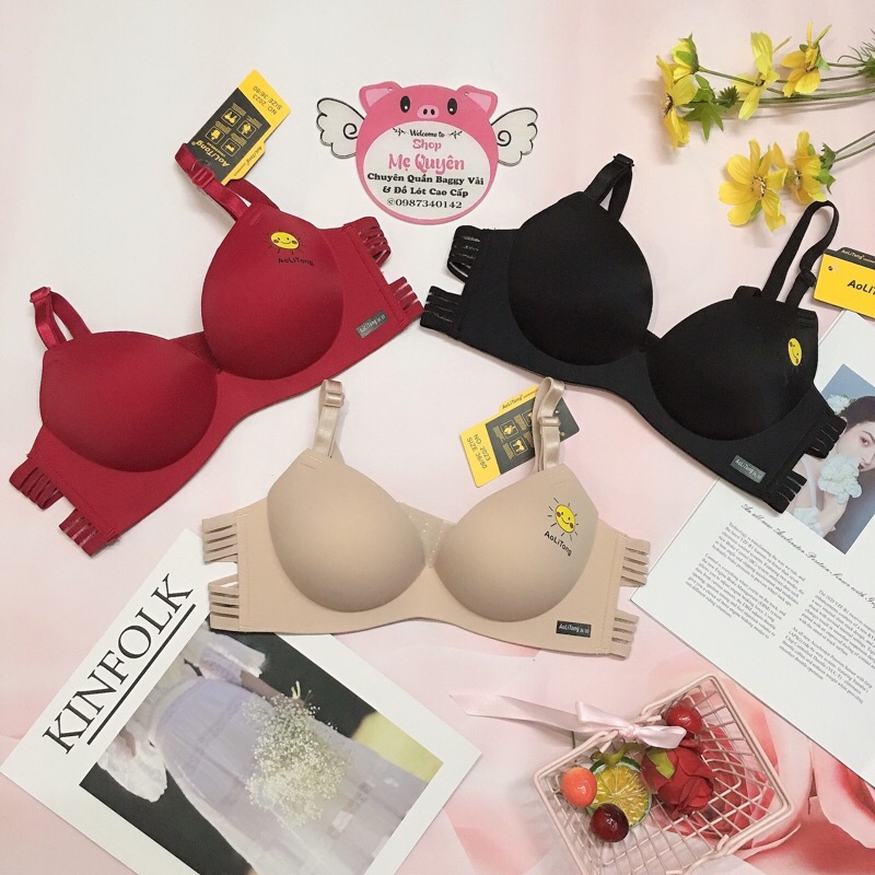 Áo lót nữ su đúc dây lưng kiểu lạ thoáng khí, mút đệm 3cm nâng ngực nhẹ nhàng