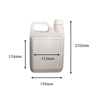 Can nhựa HDPE 2L trắng đục