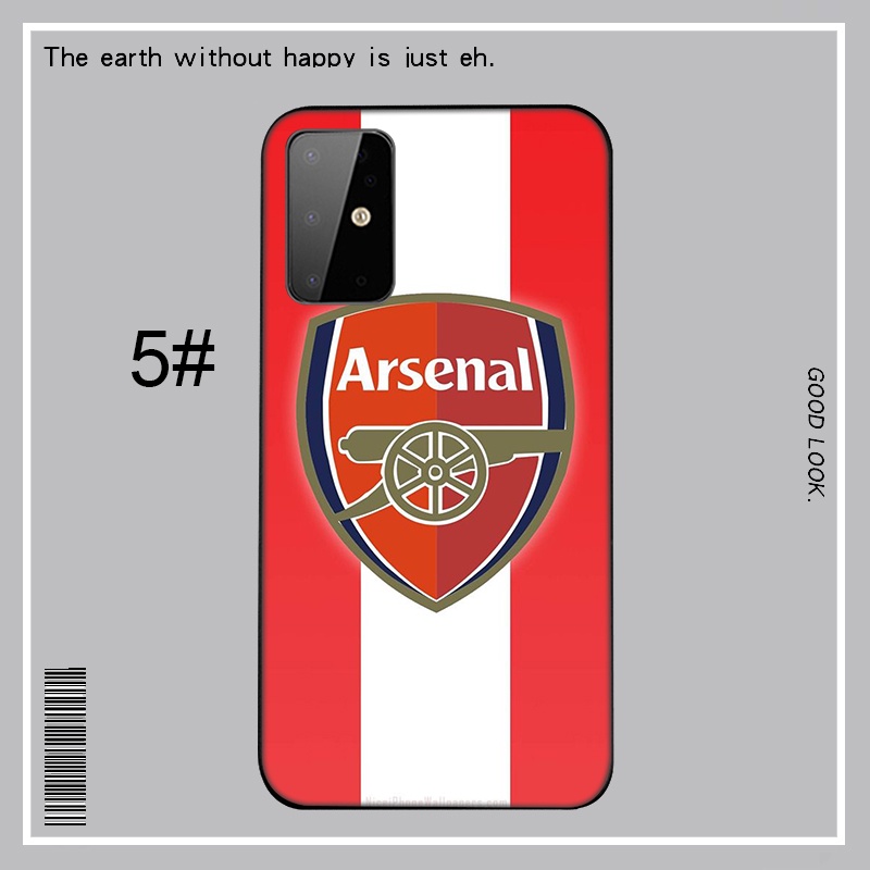 Ốp điện thoại LU7 hình câu lạc bộ bóng đá Arsenal cho Samsung Galaxy A11 A51 A71 A21 A21S A41 A81 A91 M11 M51