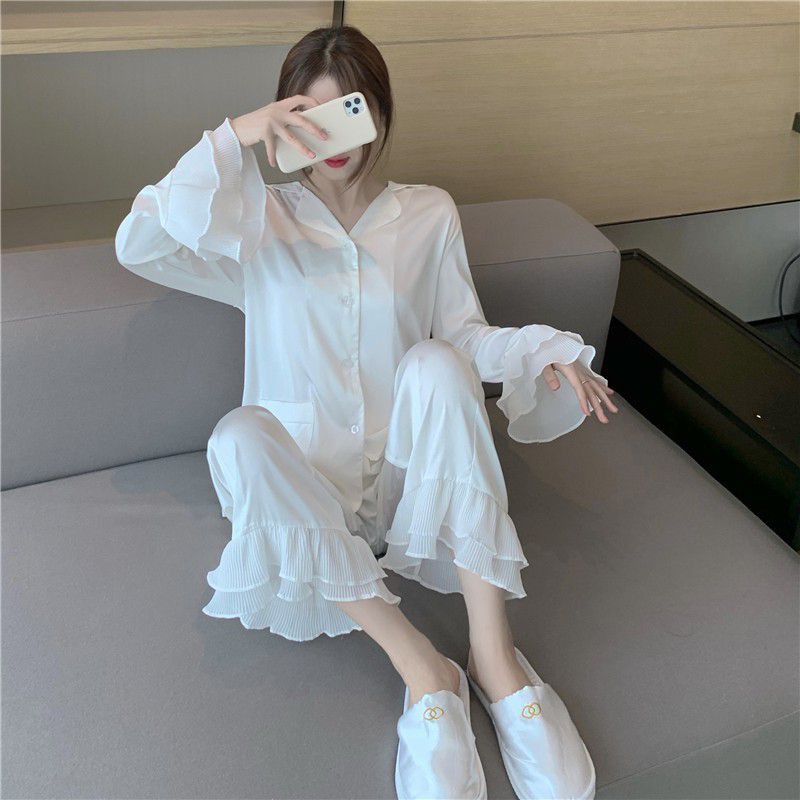 (order) Set đồ ngủ phi lụa hàng Quảng Châu cực đẹp