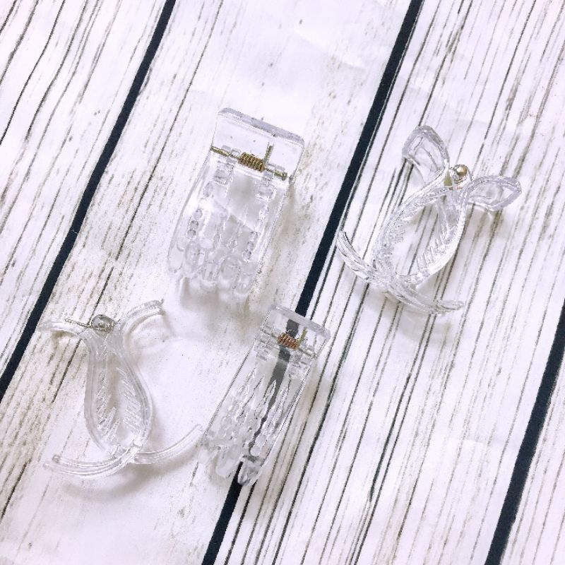 Kẹp càng cua trong veo 3 răng và 5 răng