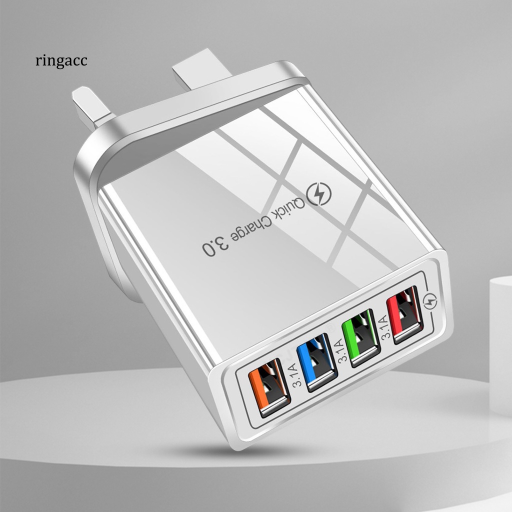 Đầu Sạc Ra 4 Cổng USB Tiện Dụng Chất Lượng Cao