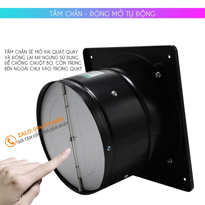 Quạt Hút Gió - Quạt Thông Gió Nhà Xưởng FD 250 - Hút Mùi Nhà Hàng - Sức Hút Lớn - Công Suất 100W