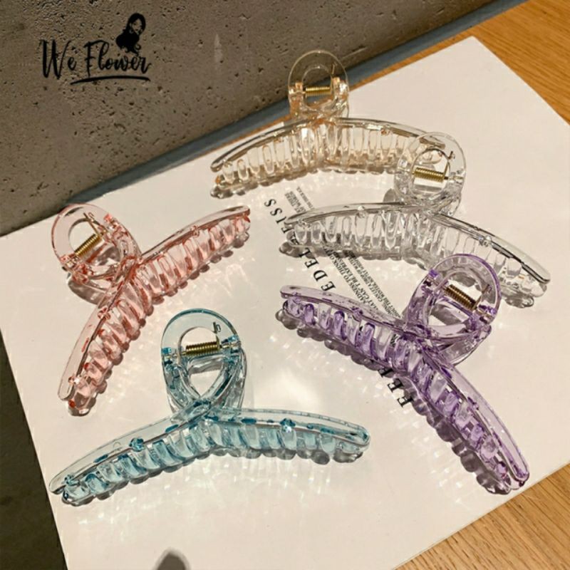 Kẹp cạp tóc nhựa trong dài 11cm