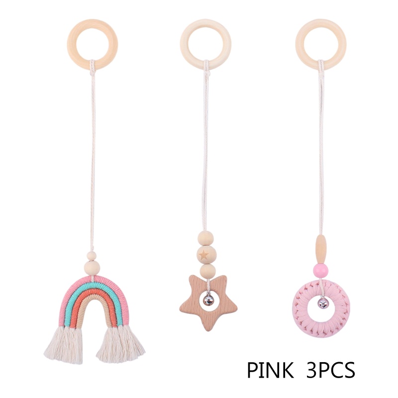 Bộ 3 Đồ Chơi Treo Cho Bé Tập Gym