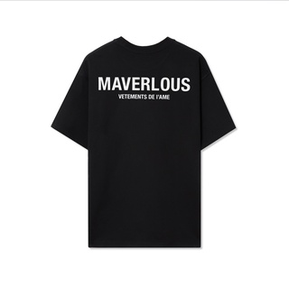 ÁO THUN MAVERLOUS LOGO SILICON/BLACK