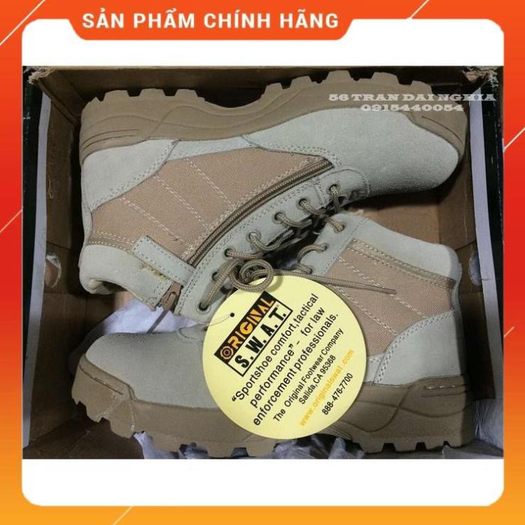 BÁN SỈ -  Giày COMBAT ORIGINAL SWAT thấp cổ -v11