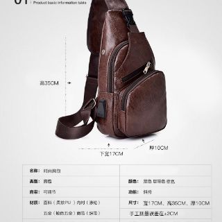 Túi đeo chéo da pu cao cấp