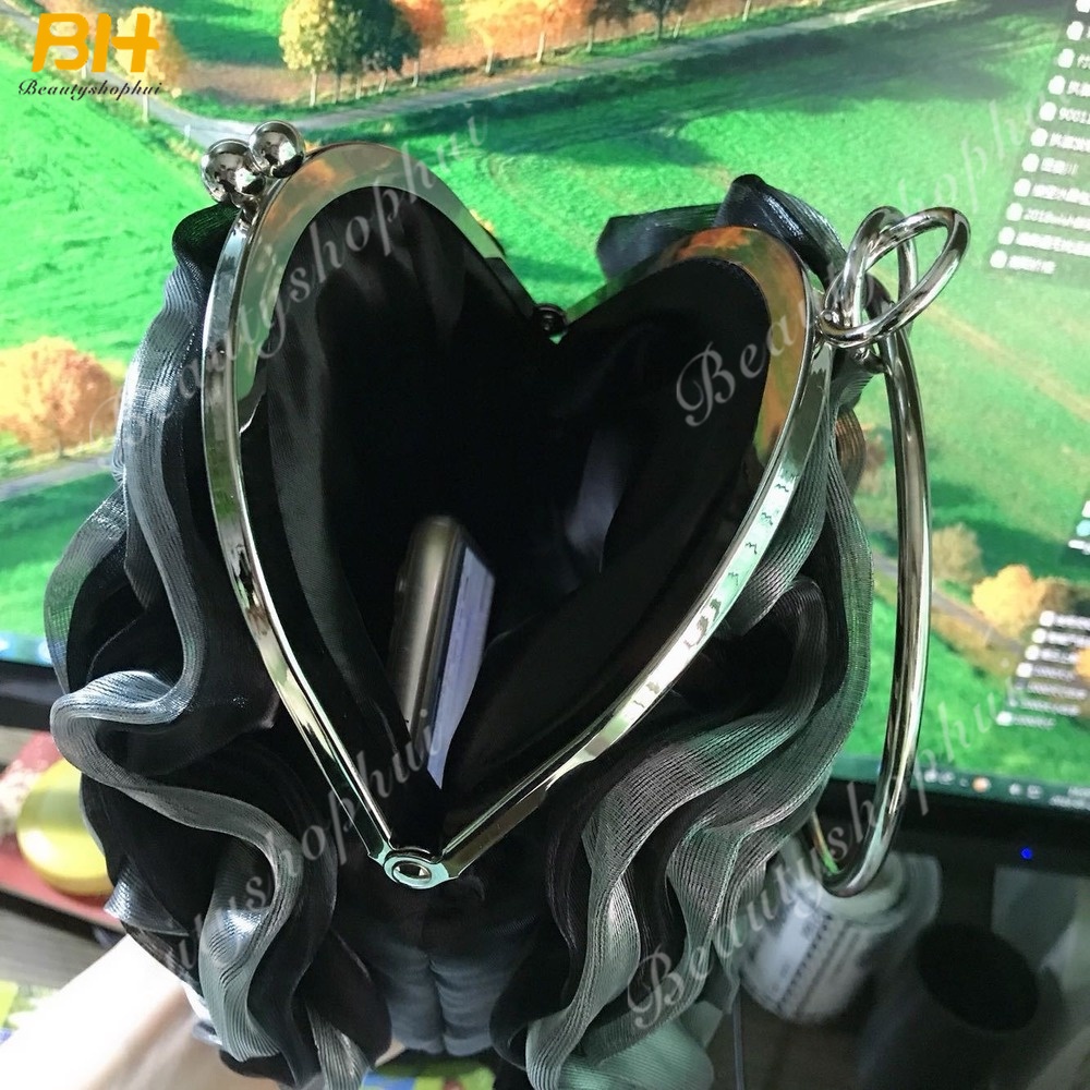 Túi Xách Nữ Đính Hoa Hồng Xinh Xắn