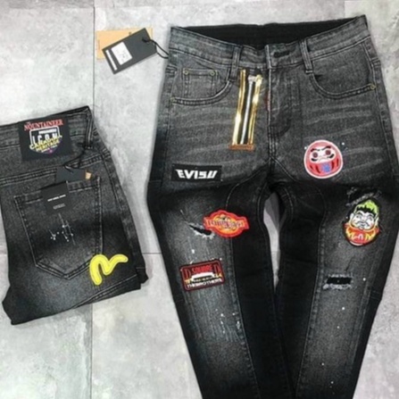 Quần dài jean nam màu xám đen, chất vải bò co giãn, thoải mái, trẻ trung năng động, phong cách thời trang cho mọi lứa tu