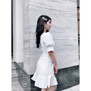 Váy cổ V đuôi cá V062 KYMIE