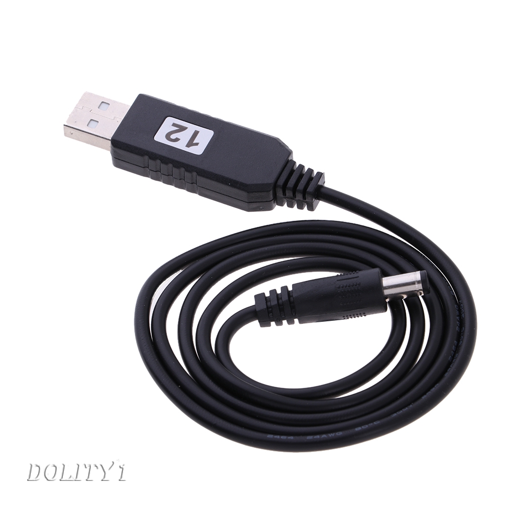 Cáp chuyển đổi nguồn DC 5V sang DC 12V 5.5x2.1mm cổng USB