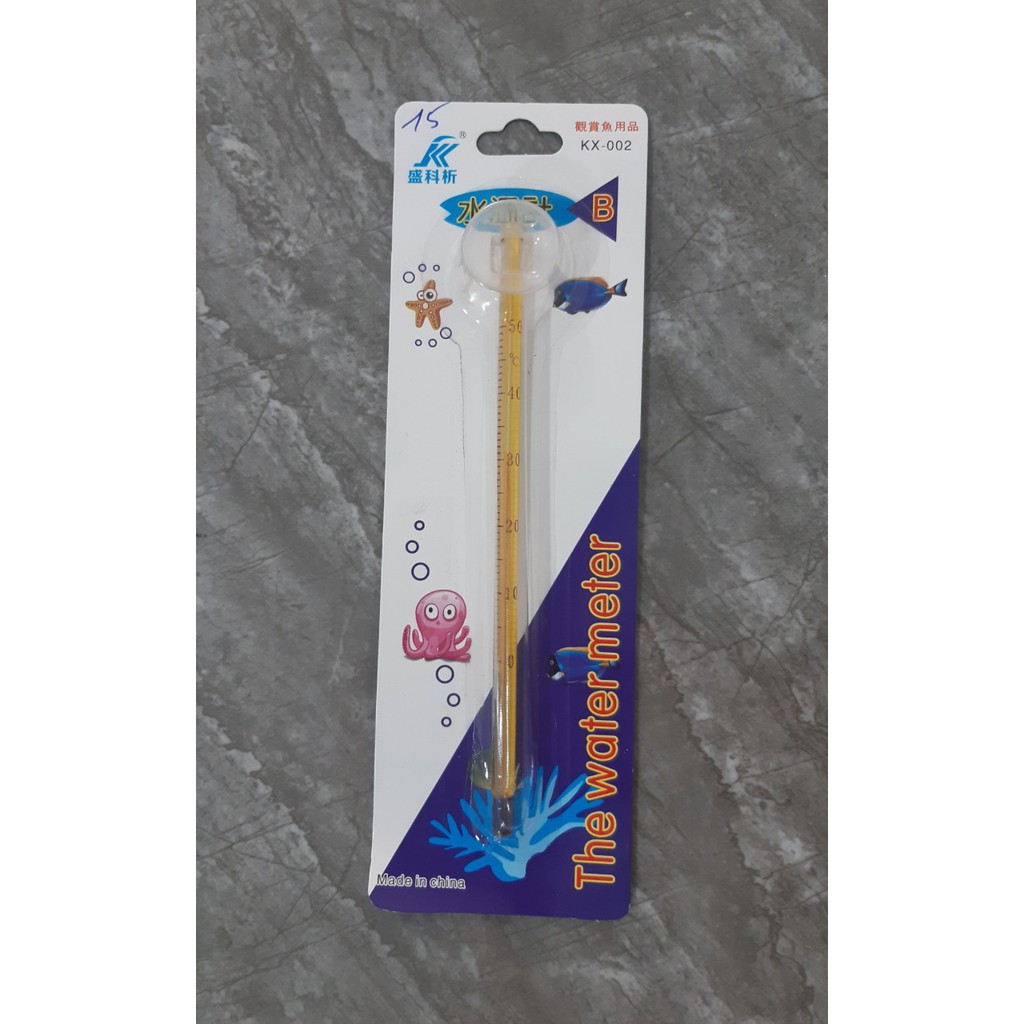 Thanh Đo Nhiệt Độ Hồ Cá Bằng Thuỷ Ngân 15cm